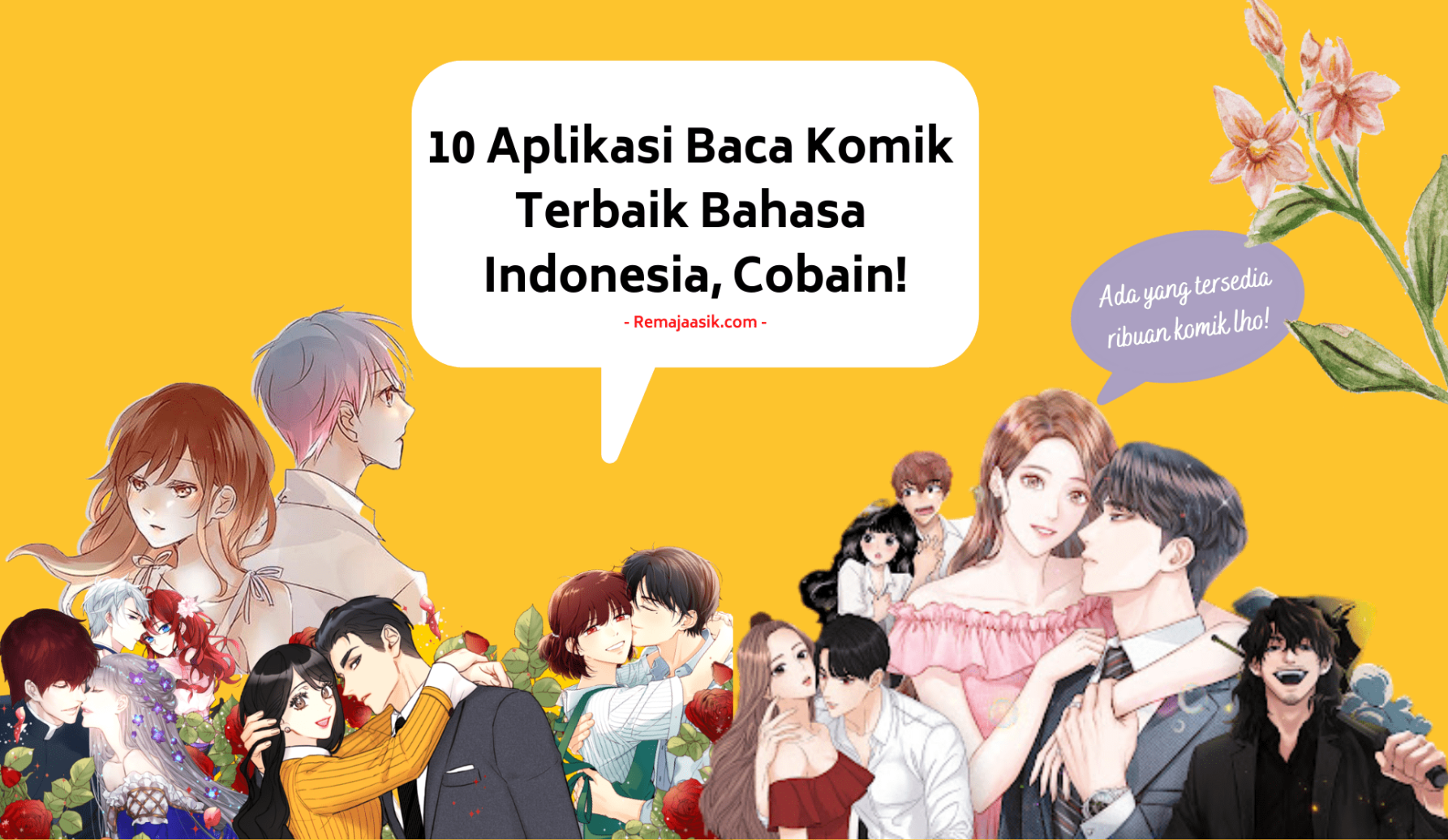 Aplikasi Baca Komik Terbaik Bahasa Indonesia Cobain! - Remaja Asik