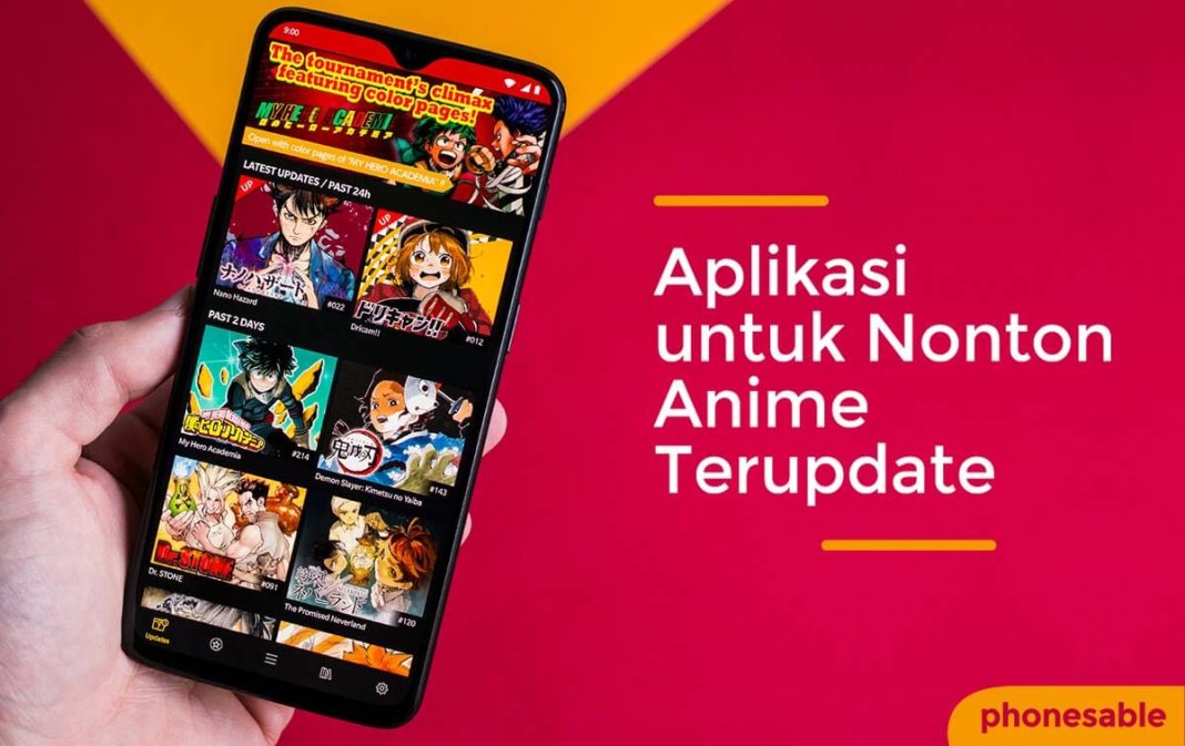 Aplikasi Nonton Anime Sub Indo Gratis dan Terbaik  - Phonesable