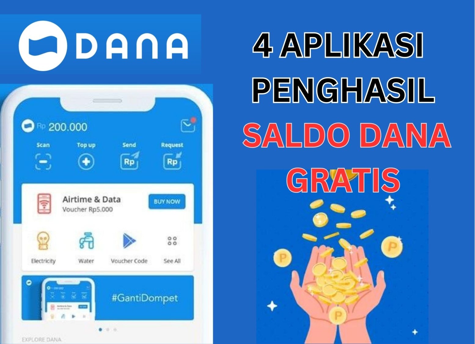 Aplikasi Penghasil Saldo DANA Gratis Tercepat: Dapat Rezeki