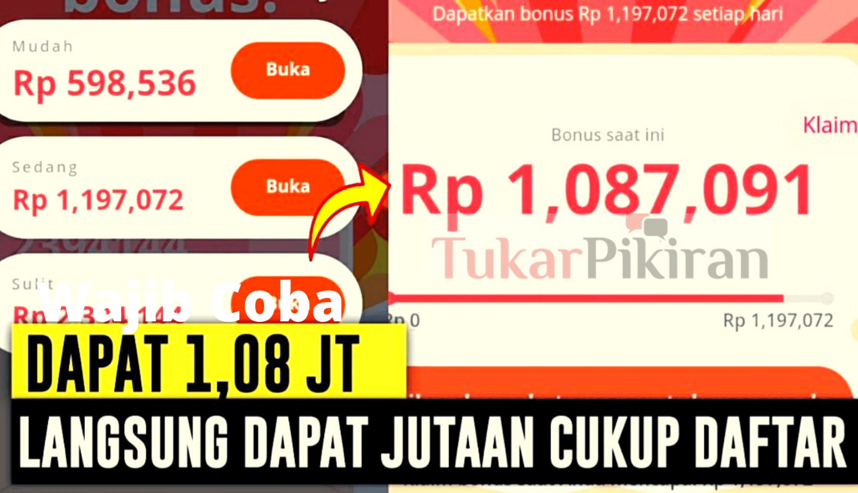 Aplikasi Penghasil Uang Jutaan Perhari Terbaru Tercepat  Tukar