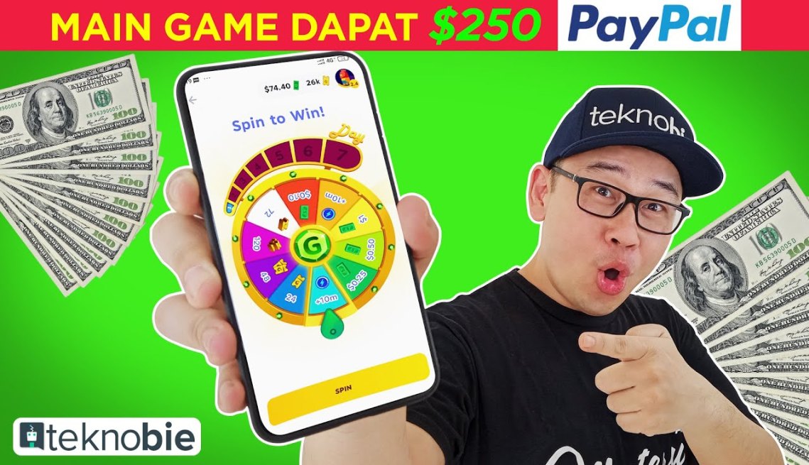 Aplikasi Penghasil Uang  Main Game Dapat Uang Dollar ()