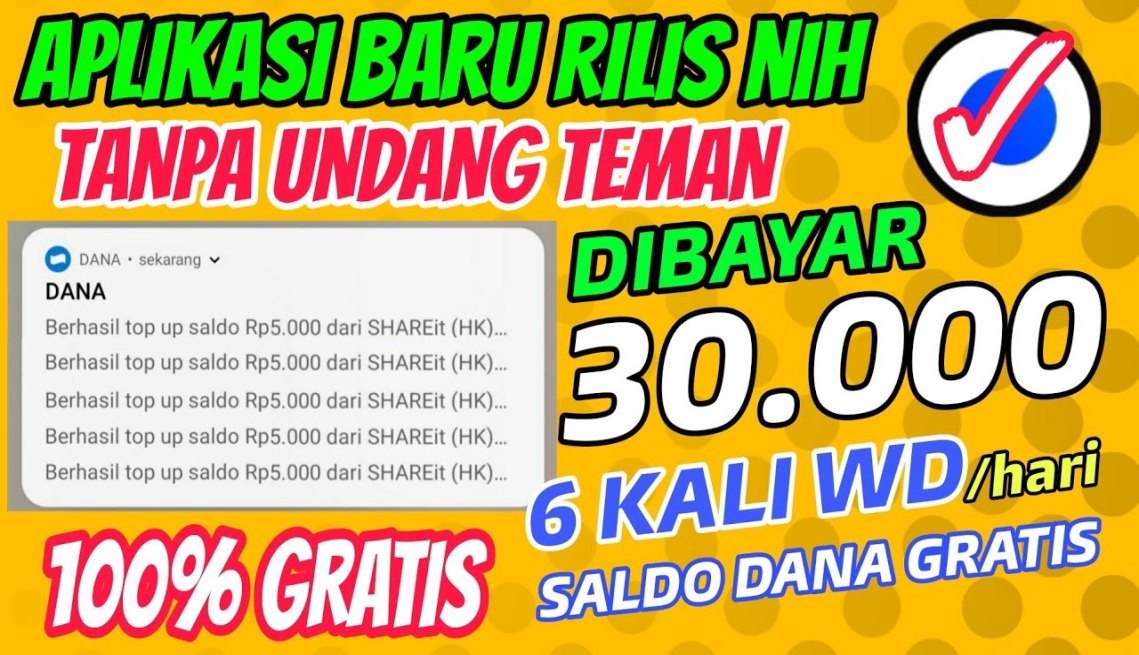 Aplikasi Penghasil Uang Tanpa Undang Teman Tercepat Terbukti