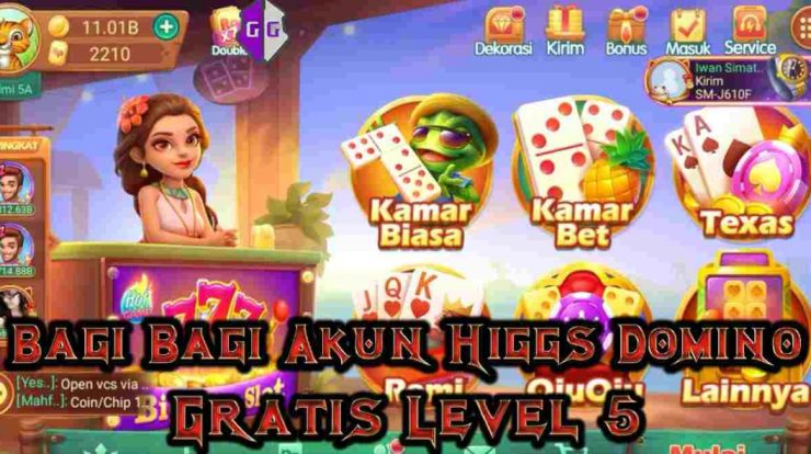 bagi bagi akun higgs domino gratis level fresh terbaru