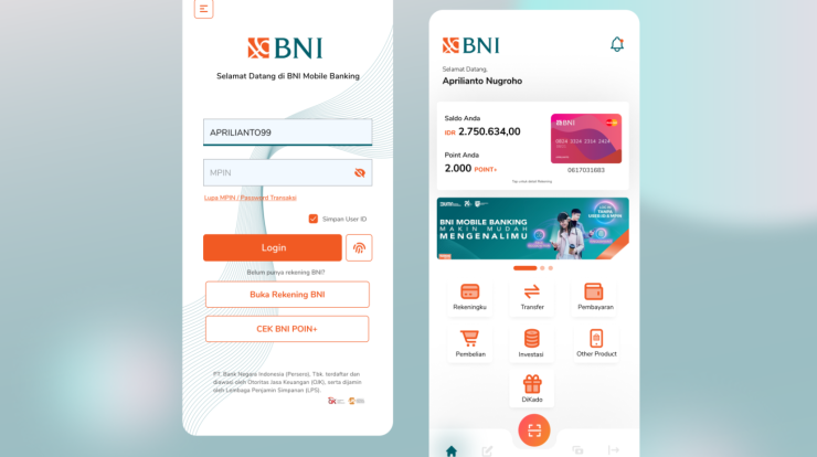 bni mobile banking app re design by afrills on dribbble