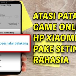 cara atasi lag patah patah saat main game online di hp xiaomi