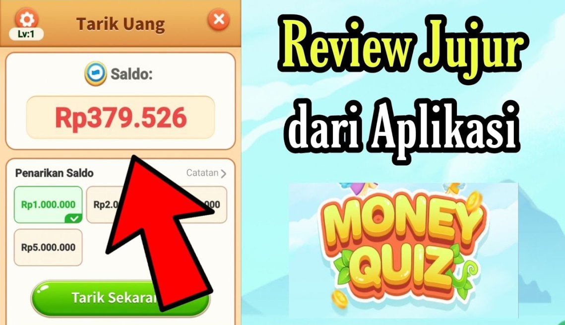 CARA DAPAT UANG DARI APLIKASI MONEY QUIZ - REVIEW JUJUR APLIKASI