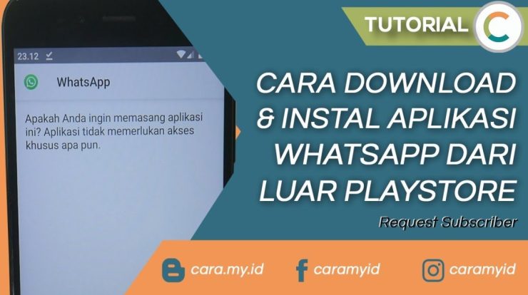 cara download amp instal aplikasi whatsapp dari luar play store