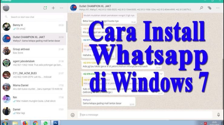 cara install whatsapp di windows 1