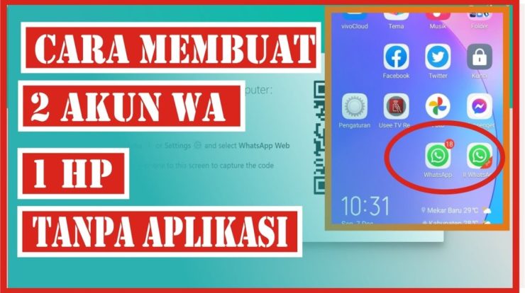 cara membuat akun wa tanpa aplikasi dalam hp