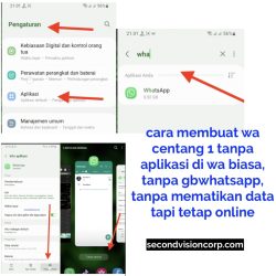 cara membuat wa centang di wa biasa dan tanpa aplikasi