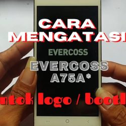 cara mengatasi evercoss aa mentok logo bootloop youtube