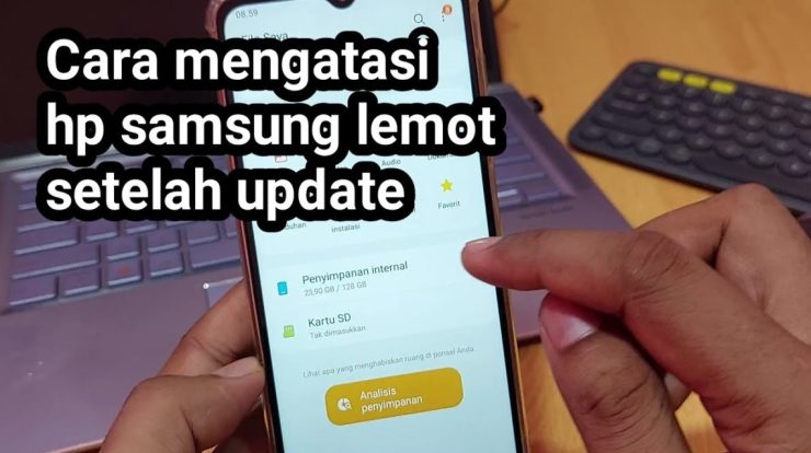 cara mengatasi hp samsung lemot setelah update youtube