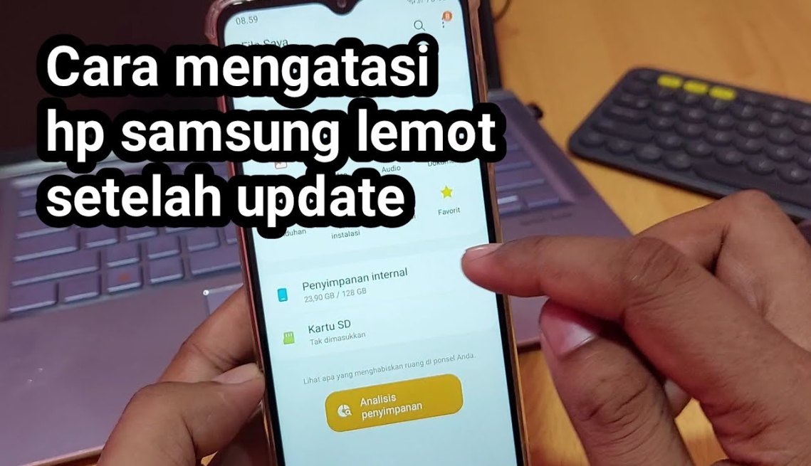 Cara mengatasi hp samsung lemot setelah update - YouTube