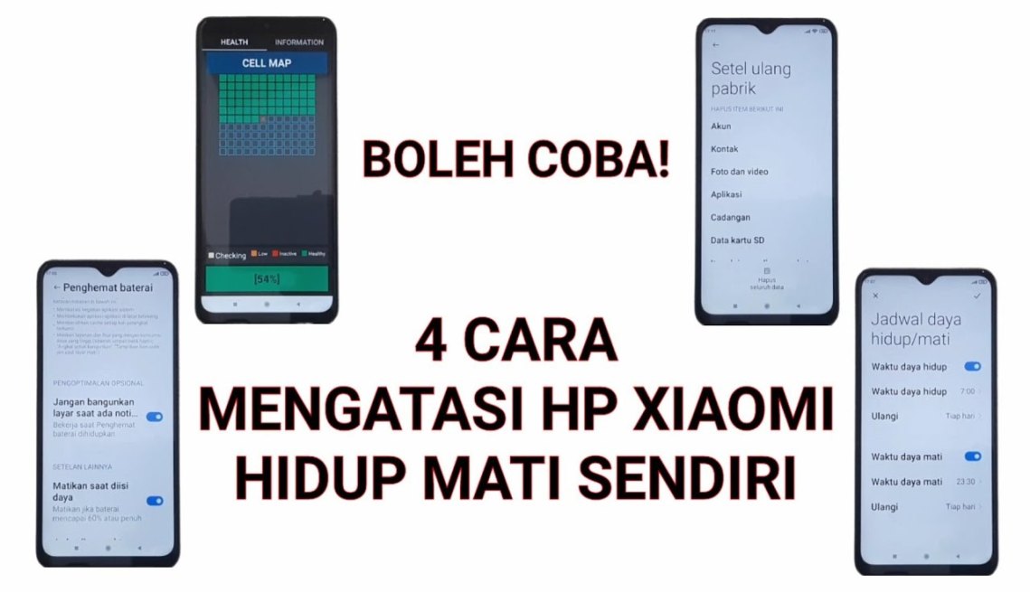 cara mengatasi HP Xiaomi hidup mati sendiri  cara mengatasi HP