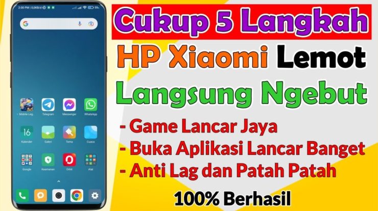 cara mengatasi hp xiaomi lemot menjadi lancar main game buka