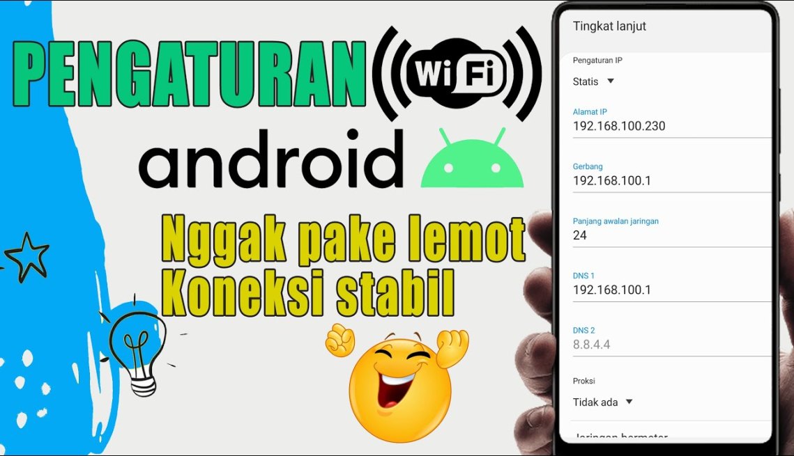 Cara Mengatasi Jaringan Wifi Lemot di HP Android  Meningkatkan Kecepatan  Internet