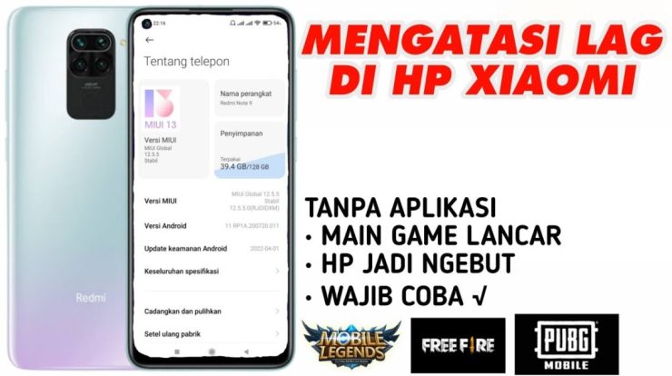 cara mengatasi lag di xiaomi note update terbaru