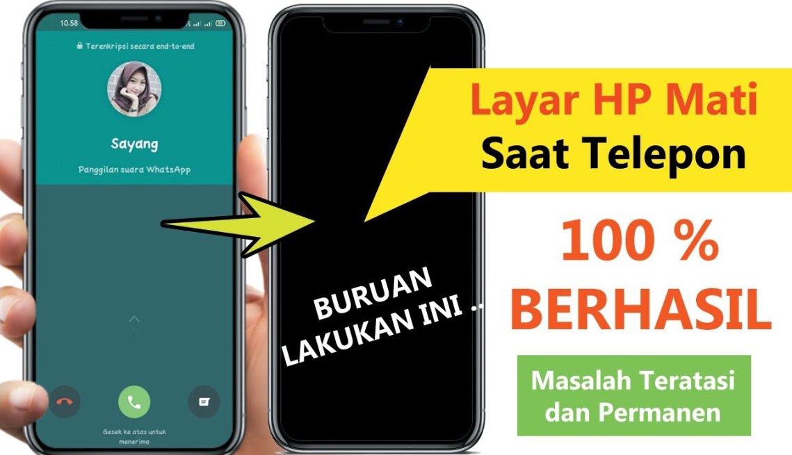 Cara Mengatasi Layar Mati Saat Telepon Biasa dan WA