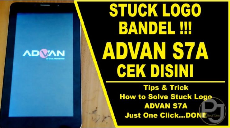 cara mengatasi stuck logo tablet advan sa bisa normal kembali