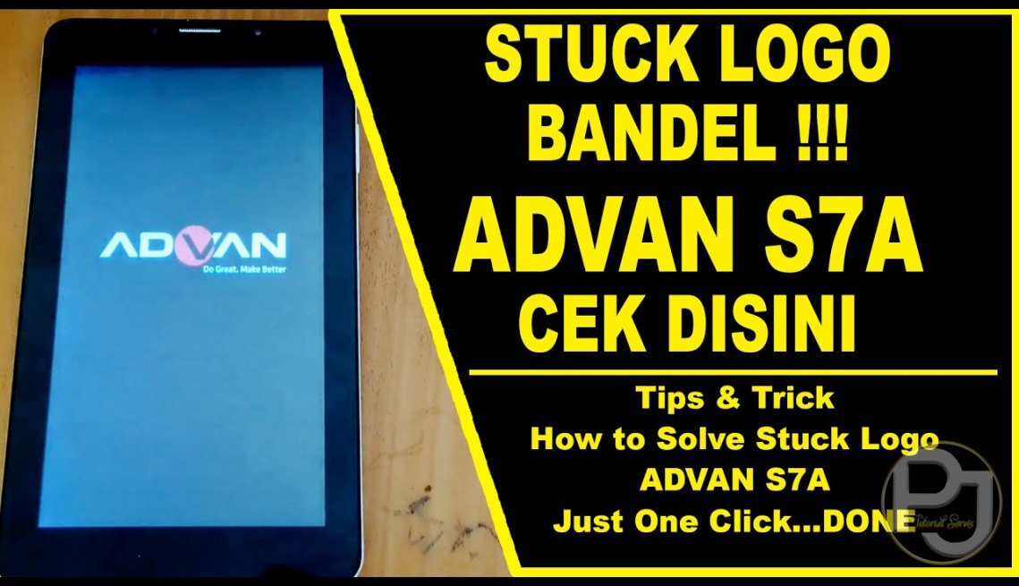 Cara Mengatasi Stuck Logo Tablet Advan SA  Bisa Normal Kembali