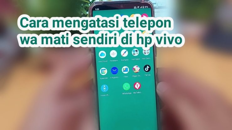 cara mengatasi telepon wa mati sendiri di hp vivo youtube