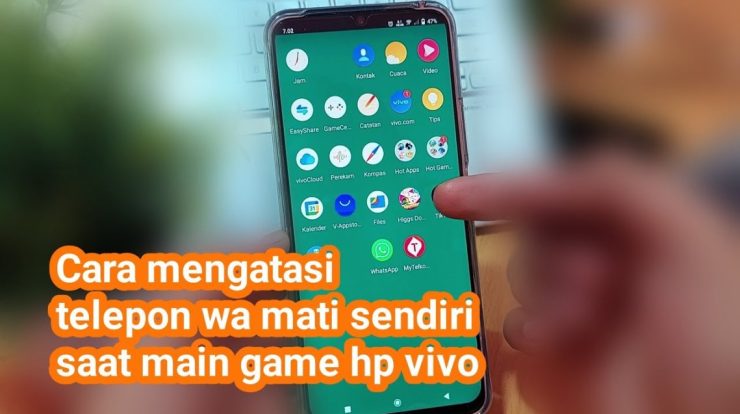 cara mengatasi telepon wa mati sendiri saat main game hp vivo