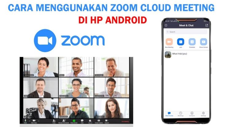 cara menggunakan zoom meeting di hp android dan komputer