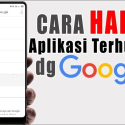 cara menghapus aplikasi yang terhubung dengan akun google