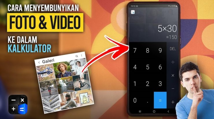 cara menyembunyikan foto amp video ke dalam kalkulator biar rahasia tetap aman hidex