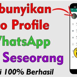 cara menyembunyikan photo profile di whatsapp youtube