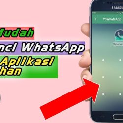 cara mudah mengunci whatsapp tanpa aplikasi tambahan