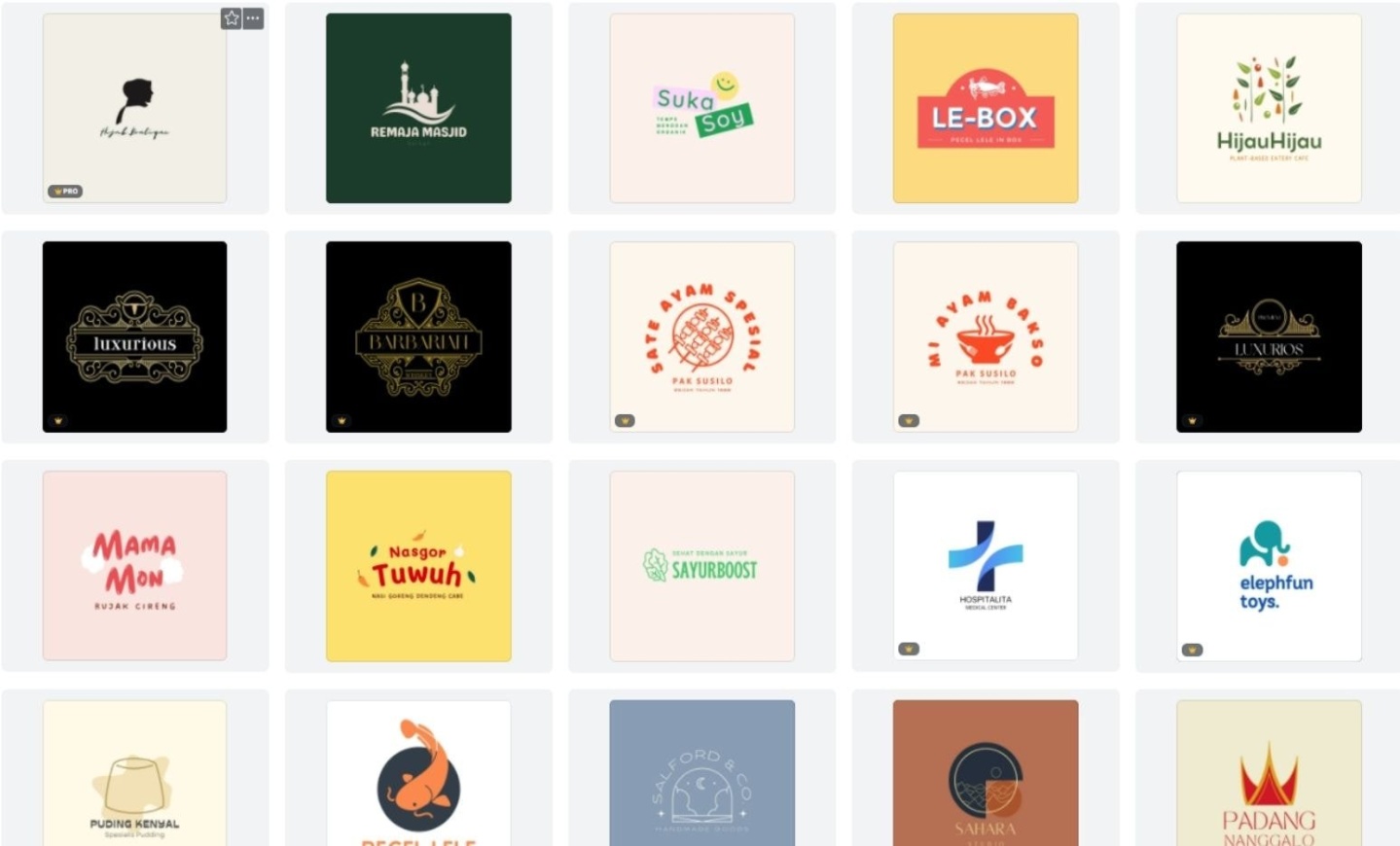 Desain Logo Gratis dan Buat Logo Online Shop  Canva