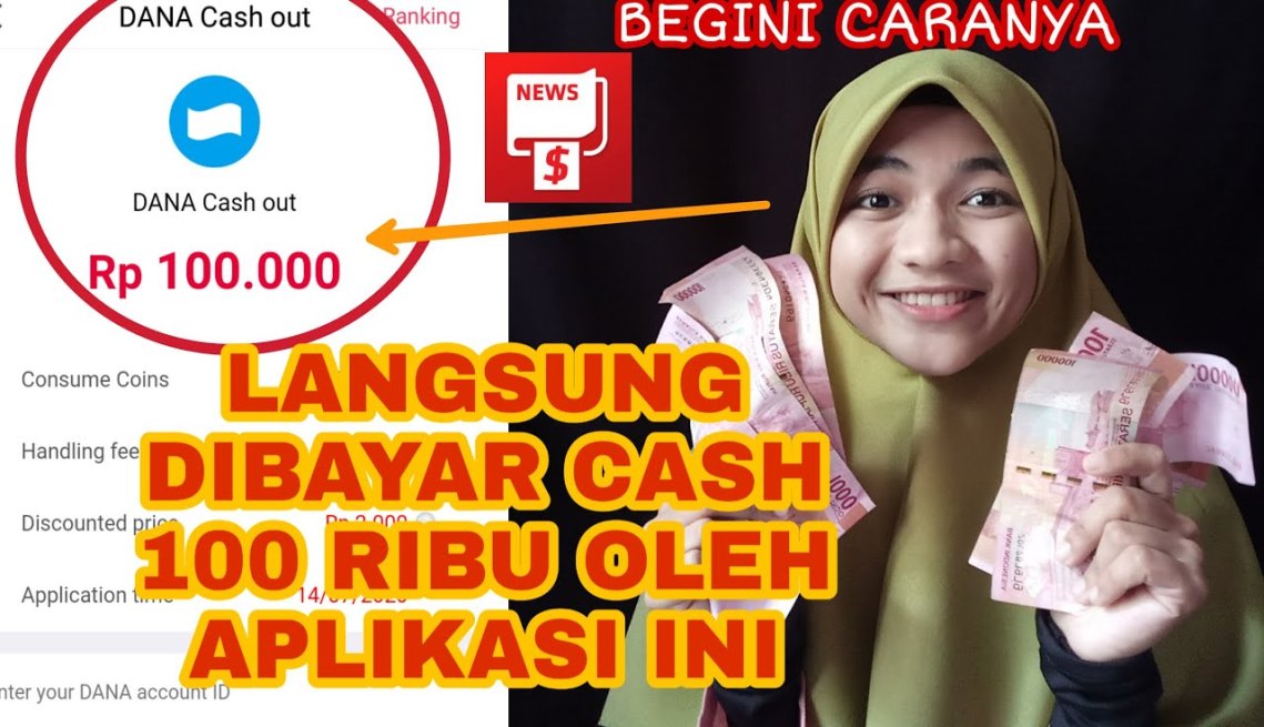 DIBAYAR  RIBU PERHARI CASH OLEH APLIKASI PENGHASIL UANG TERCEPAT,  CASHZINE PEMULA HARUS NONTON!