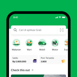 download aplikasi grab untuk transportasi dan pengantaran makanan