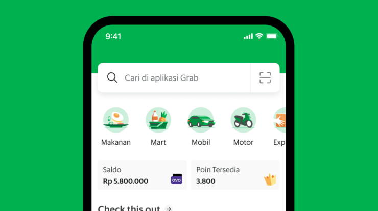 download aplikasi grab untuk transportasi dan pengantaran makanan