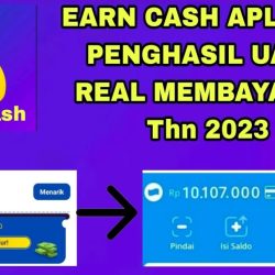 earn cash aplikasi penghasil uang real membayar di thn youtube