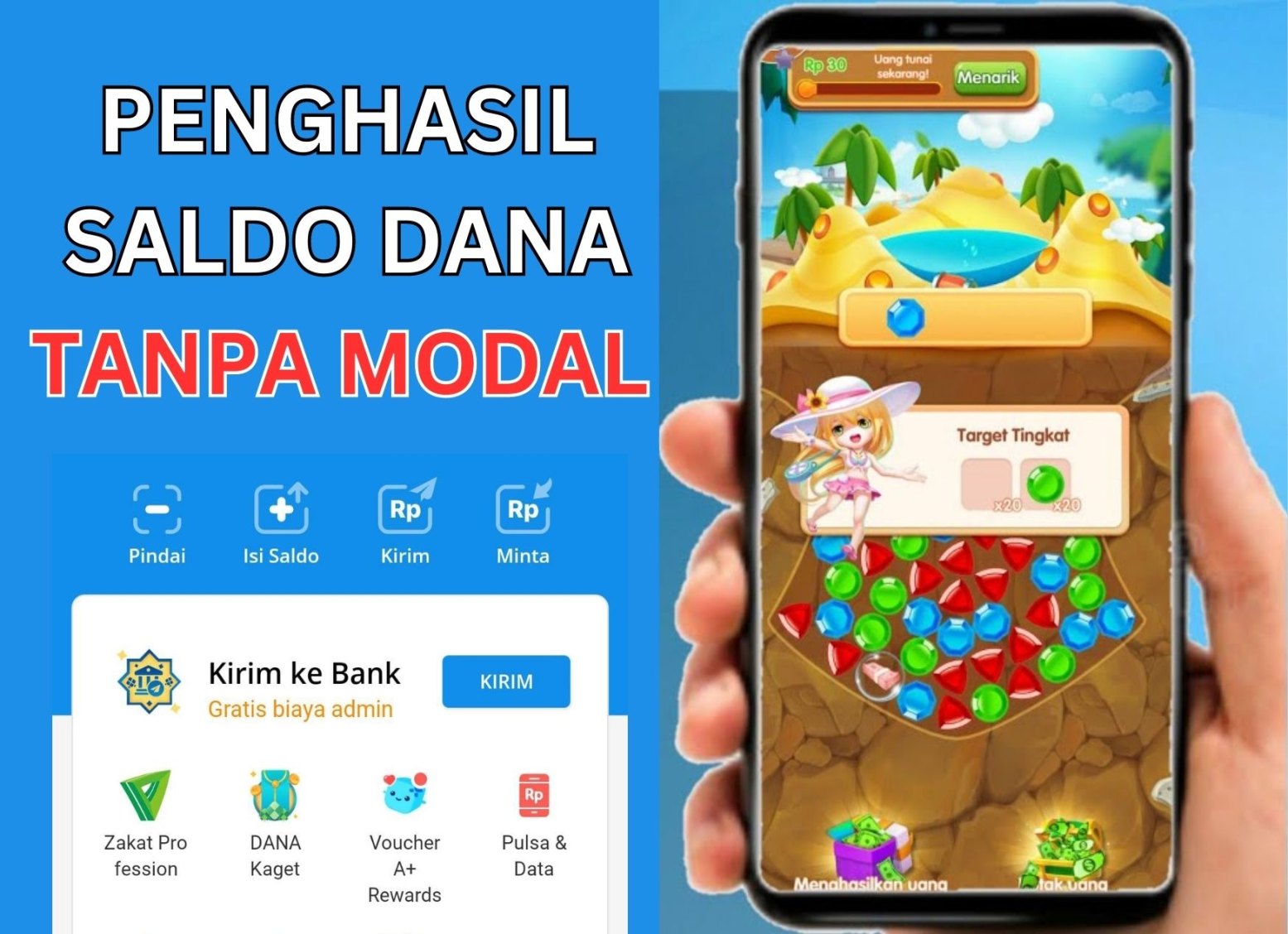 Game Penghasil Saldo DANA Gratis: Dapatkan Uang Rp