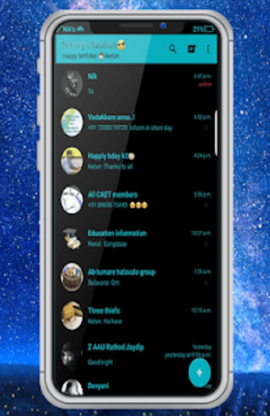 GB WA Warna Biru Terbaru APK untuk Android - Unduh