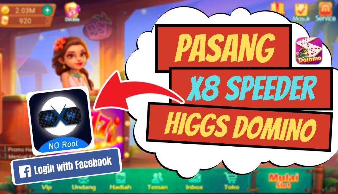 How to Install X Speeder Higgs Domino (Facebook Login) - YouTube