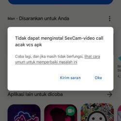 kenapa play store saya tidak dapat menginstal aplikasi komunitas