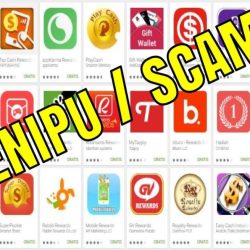 list aplikasi penghasil uang yang tidak membayar scam atau menipu