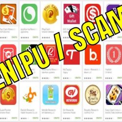 list aplikasi penghasil uang yang tidak membayar scam atau menipu 0