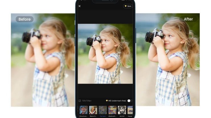 memperjelas foto yang blur mempertajam gambar online yang akurat