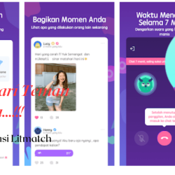 mencari teman baru gunakan aplikasi litmatch materipajak