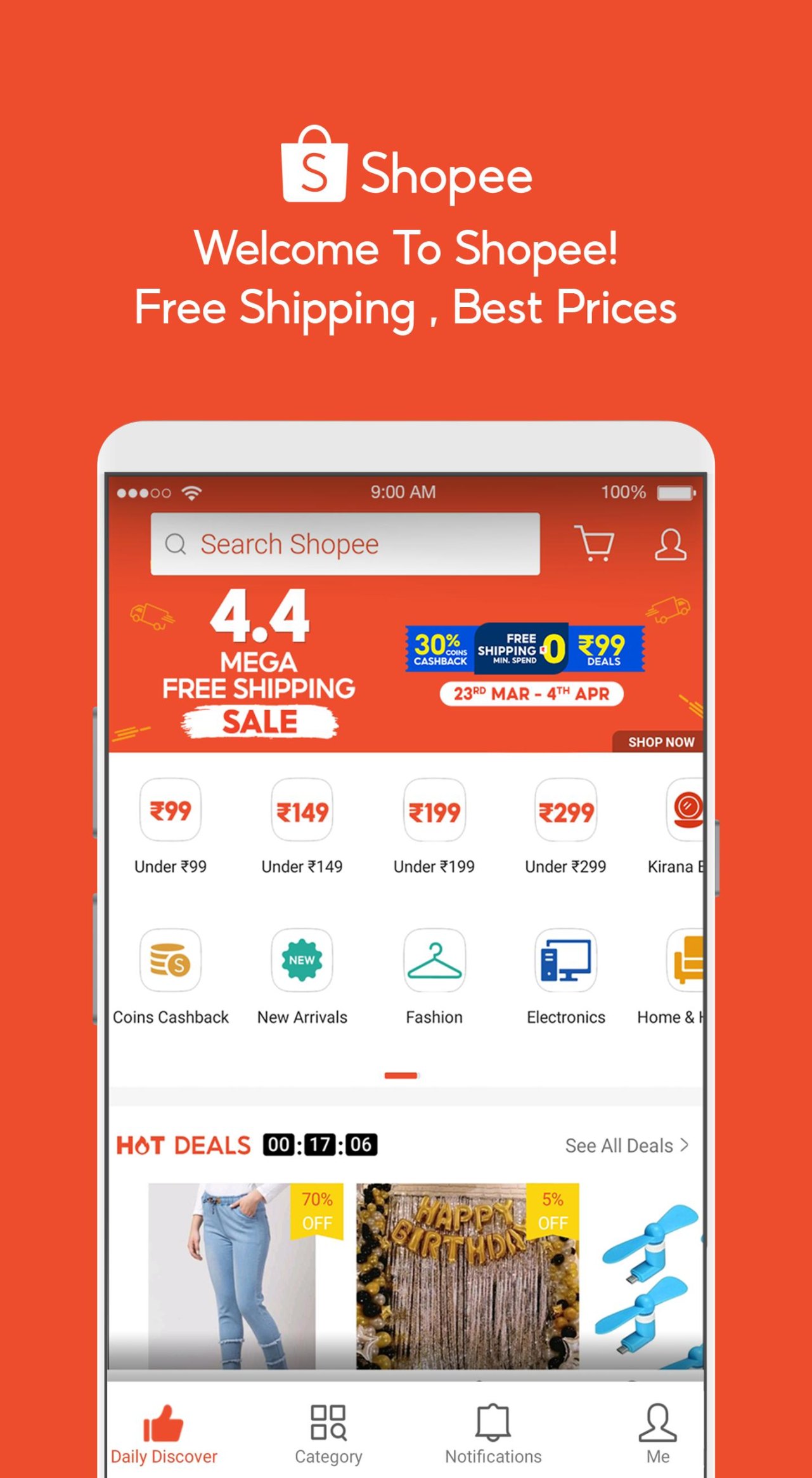 Shopee APK برای دانلود اندروید