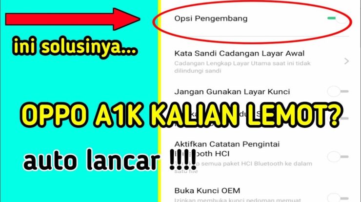 terbukti cara mengatasi lemot di hp oppo ak youtube