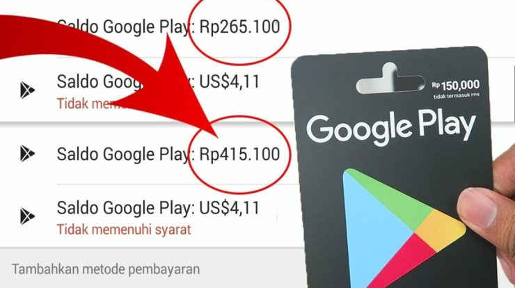 tutorial gapentink beli amp isi saldo google playstore