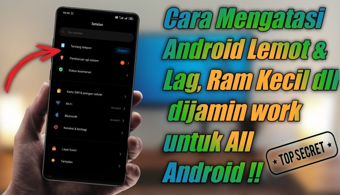 Wajib Coba! Cara mengatasi hp android lemot & lag, Ram kecil dll untuk  semua android🔥